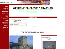 Tablet Screenshot of cassidygrain.com